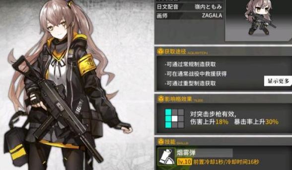 少女前线m1918专属装备怎么样 m1918专属装备满级属性有哪些