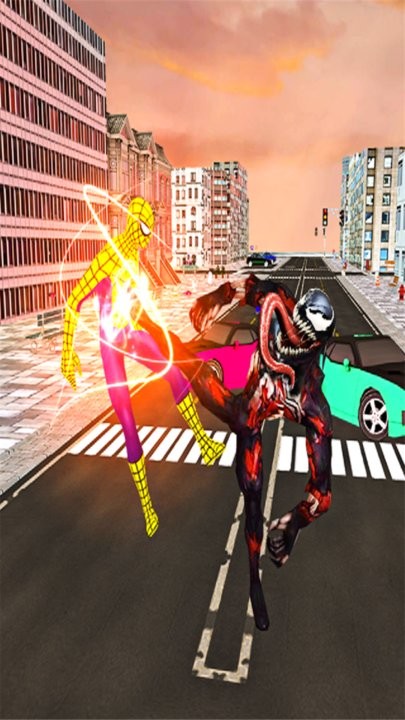 毒液对战邪恶蜘蛛侠