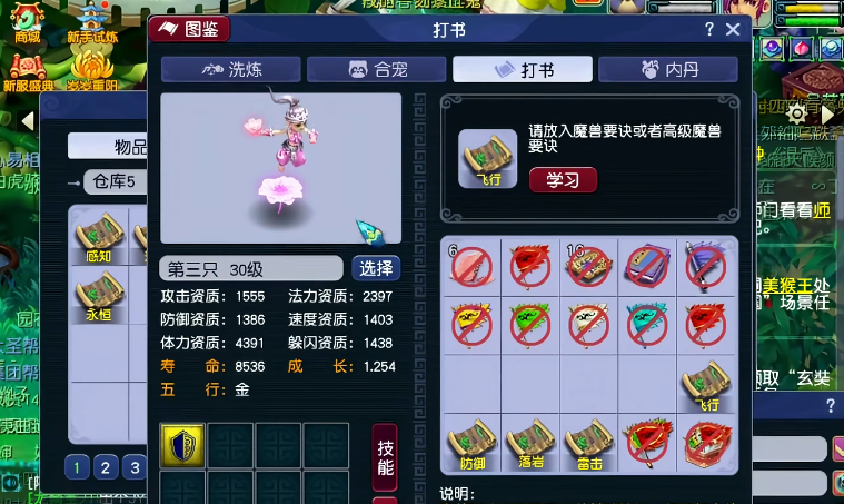 梦幻西游末排书都有什么