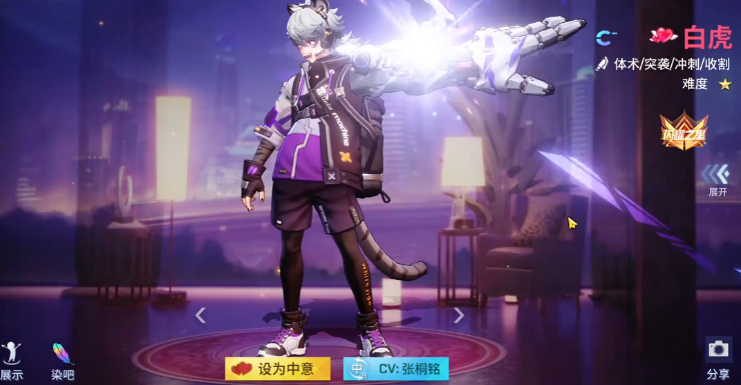 非人学园白虎厉害吗