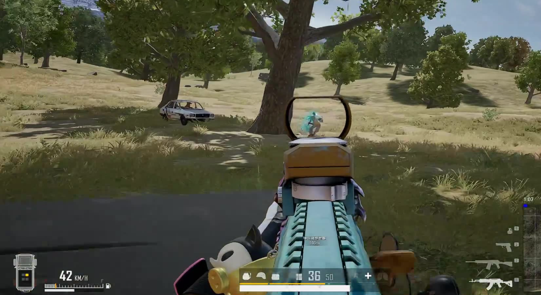 绝地求生步枪远距离怎么打