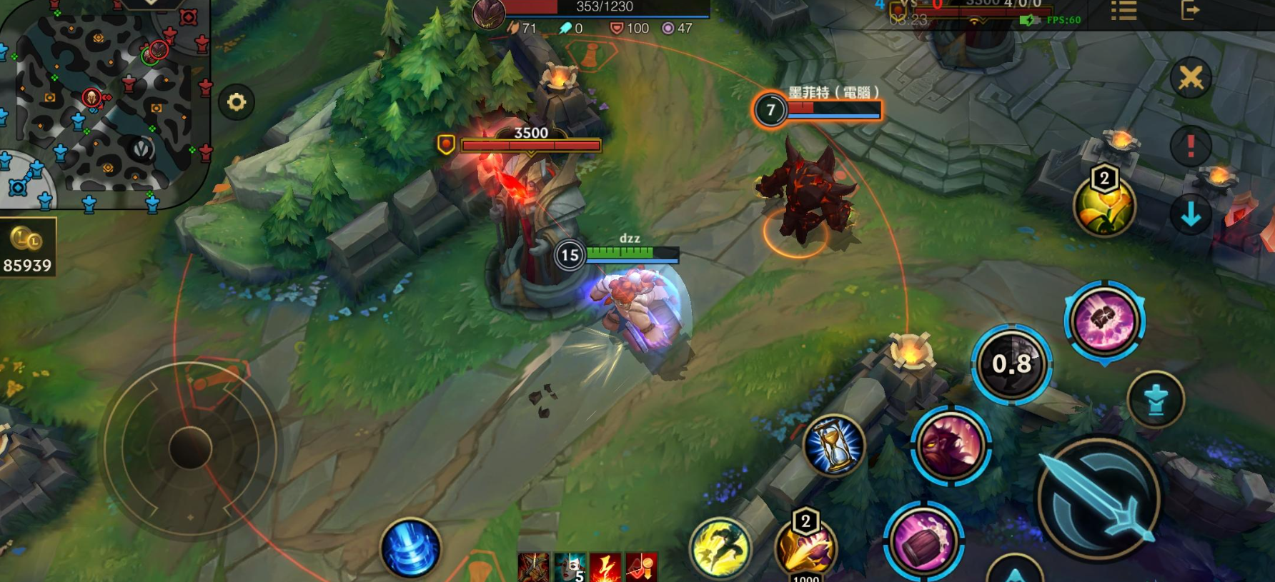 英雄联盟手游酒桶如何对劫 英雄联盟手游酒桶如何对劫