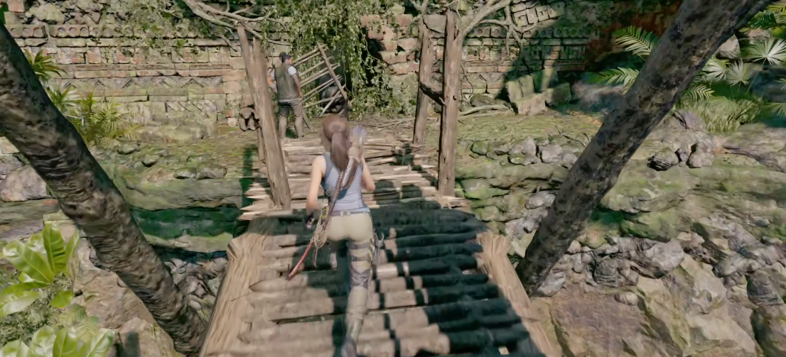 古墓丽影9过桥那关怎么过