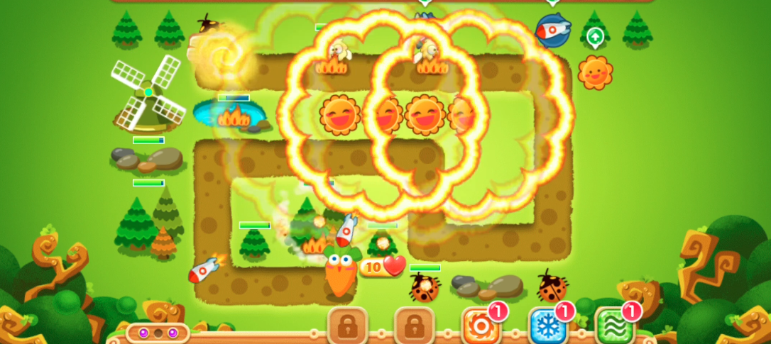 保卫萝卜二19关怎么过