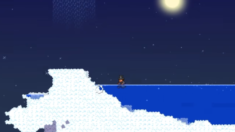 泰拉瑞亚怎么判断空岛的位置