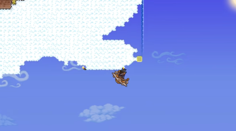 泰拉瑞亚怎么判断空岛的位置