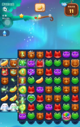 开心消消乐2230关如何过关