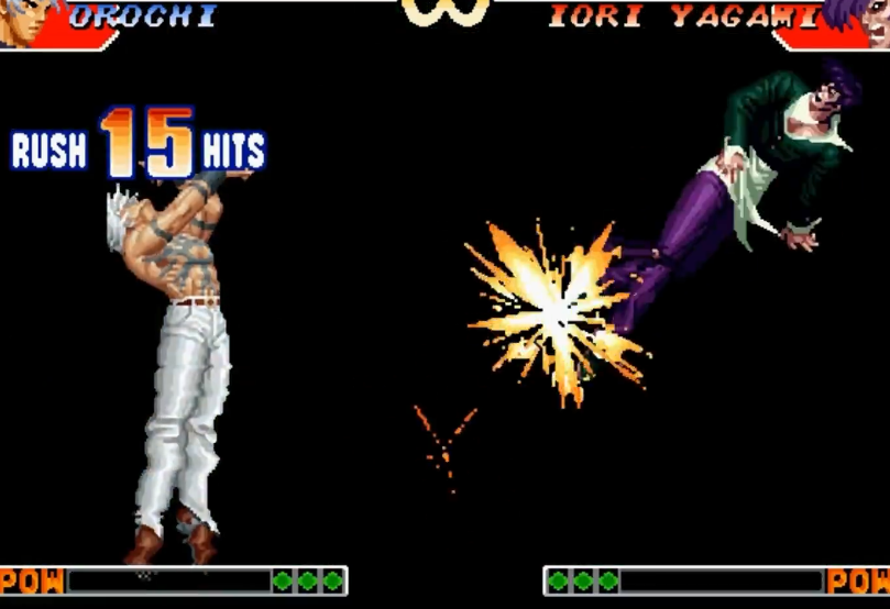 拳皇97大蛇大招怎么放