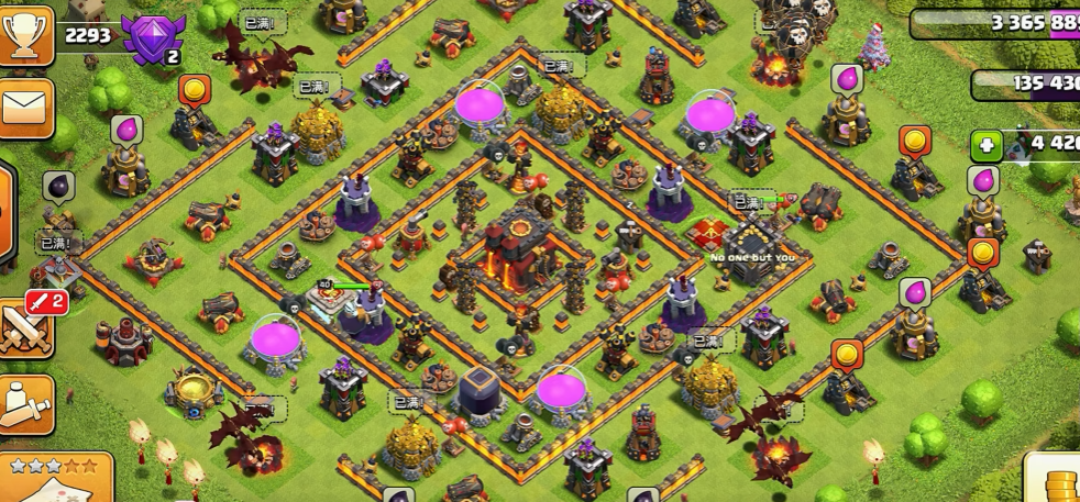 部落冲突中10本如何打(部落冲突10本最强布阵)